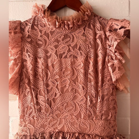 Joyfolie Teens Dress color MAUVE - Picture 3 of 7